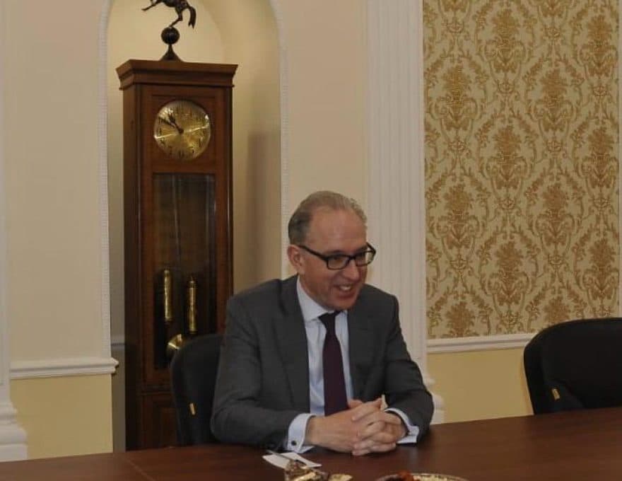 A meeting with the Ambassador of Ireland was held at the Embassy of Turkmenistan in Moscow