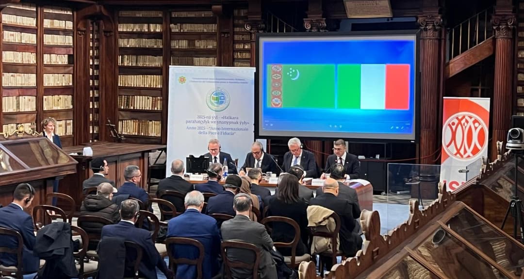 Türkmenistanyň wekiliýeti Rimde geçirilen halkara maslahata gatnaşdy