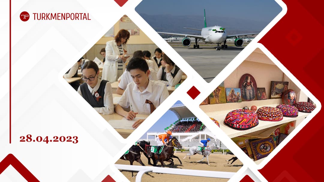 More than 250 people took part in the action “Victory Dictation” in Ashgabat, the main prize of the President of Turkmenistan was played at the races in Dashoguz velayat and other news