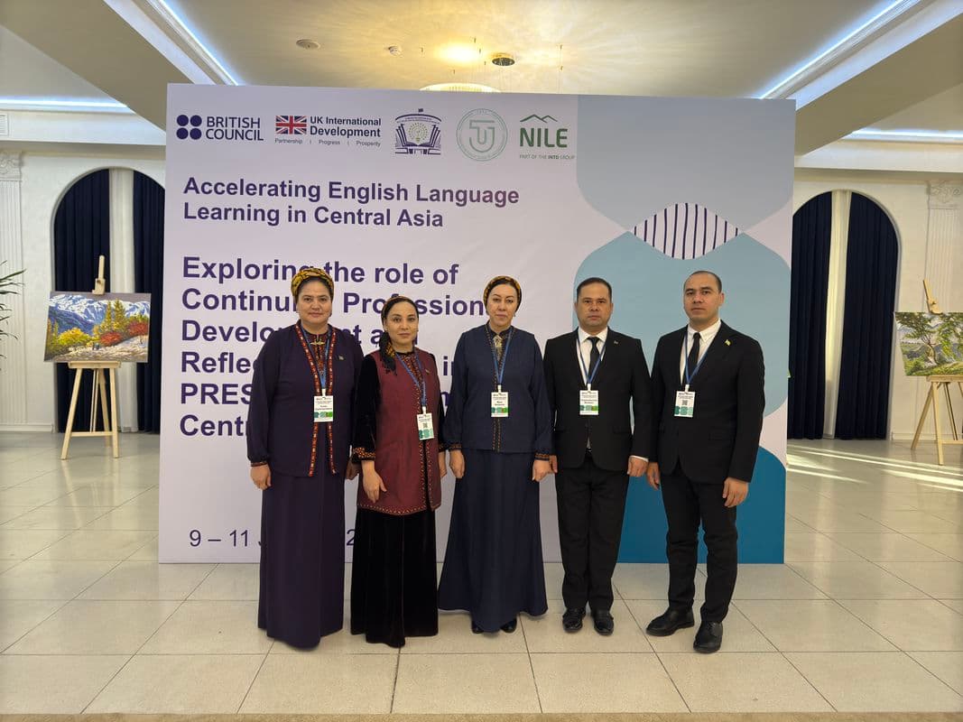 Türkmenistanly iňlis dili mugallymlary Daşkentde geçirilen halkara okuw maslahata gatnaşdylar 