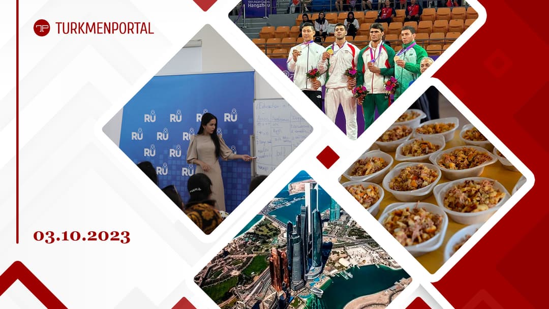 Aşgabatda Russiýanyň ýokary okuw mekdeplerinde kwotalaryň çäginde bilim almak boýunça seminarlar geçirilýär, Fransuz instituty film görkezilişine çagyrýar, Türkmenistan Abu-Dabide geçirilen halkara nebitgaz sergisine gatnaşdy we beýleki habarlar