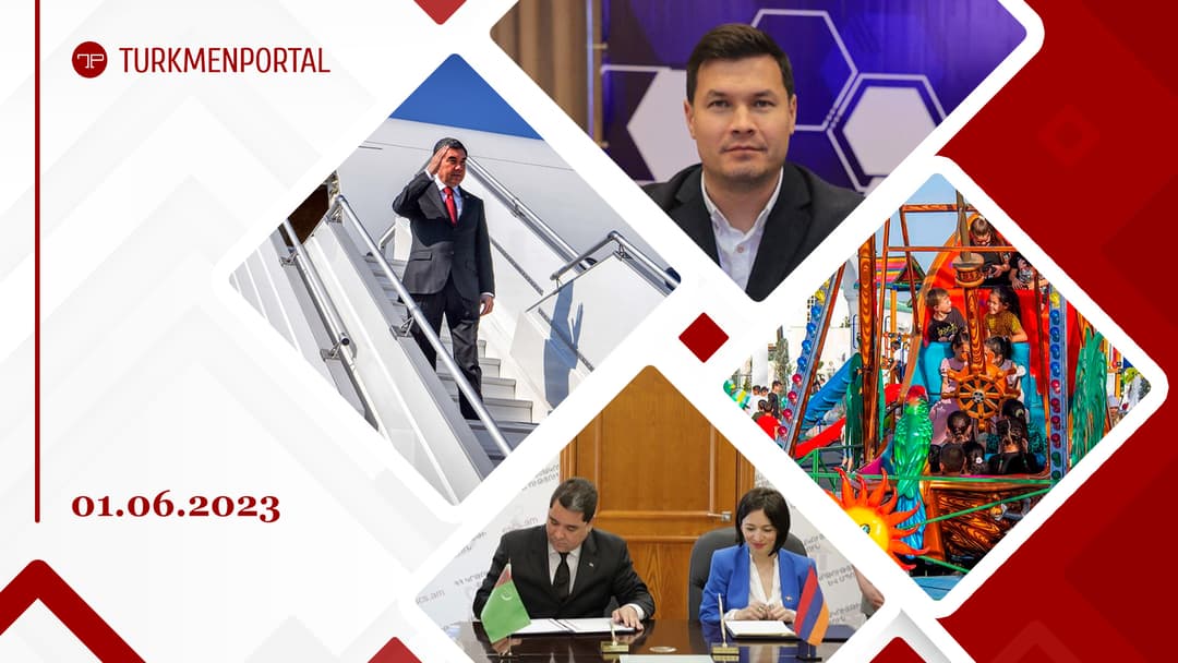 Gurbanguly Berdimuhamedowyň Eýran Yslam Respublikasyna iş sapary tamamlandy, Ýerewanda Türkmenistanyň Medeniýet günleri açyldy, Mergen Orazow bilen interwýu we beýleki habarlar