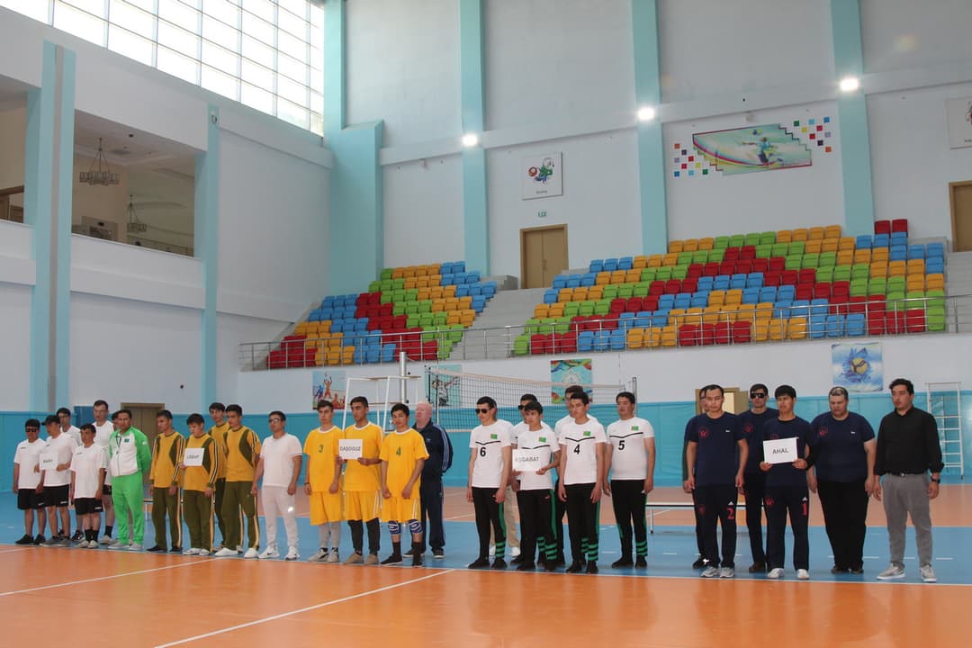 Ashgabat hosted the championship of Turkmenistan in goalball