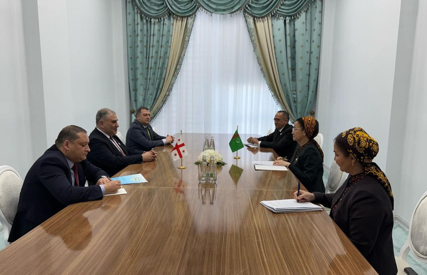 Gürcistan Sağlık Bakanı, Aşkabat'ta sağlık sisteminin yöneticileriyle toplantılar düzenledi