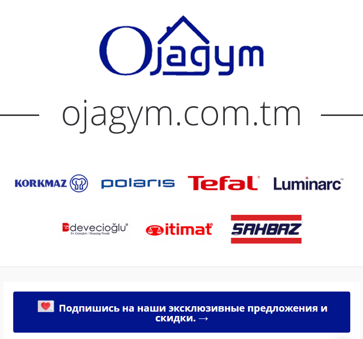 Ojagym online magazin (Korkmaz, Tefal, Polaris, Luminarc)