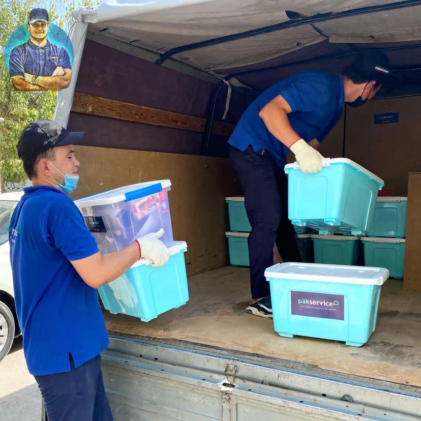 "Päk service "- профессионально занимается организацией, планированием и проведением переездов в Ашхабаде 