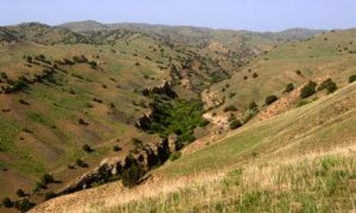 Горы Копетдаг в районе пос. Нохур