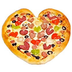 Пицца в форме Сердца