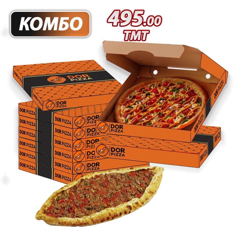 Kombo 9 Pizza + Pide - 495 TMT