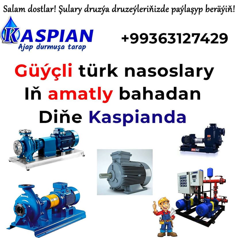 Kaspianda Türk nasoslar örän amatly bahadan