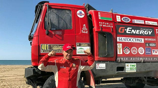 Белорусский МАЗ впервые выиграл у российских КАМАЗов на авторалли в Туркменистане