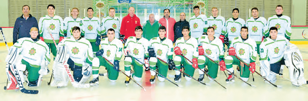 Двукратный обладатель Кубка Стэнли Сергей Немчинов проводит тренировки с туркменскими хоккеистами