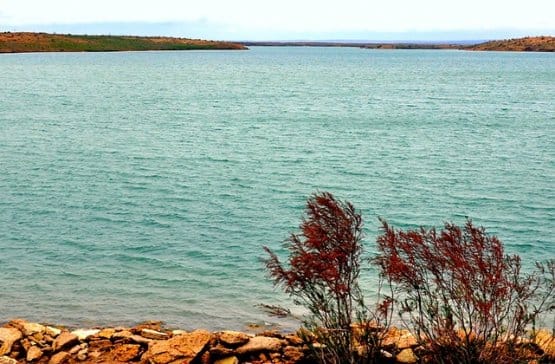 Президент Туркменистана ознакомился с положением дел на созданном в центре Каракумов озере