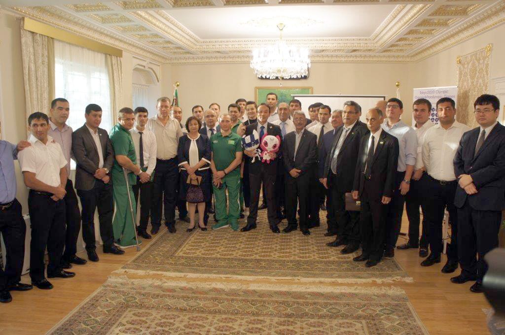 В Ашхабаде отметили год до открытия Олимпийских игр-2020 в Токио