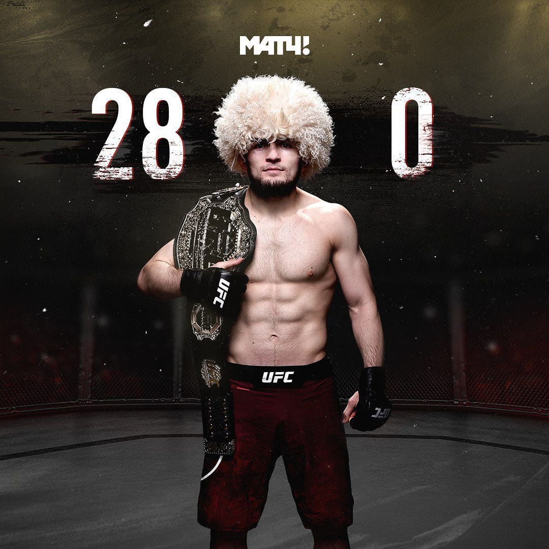 Russian Habib Nurmagomedov defended the title of UFC champion
