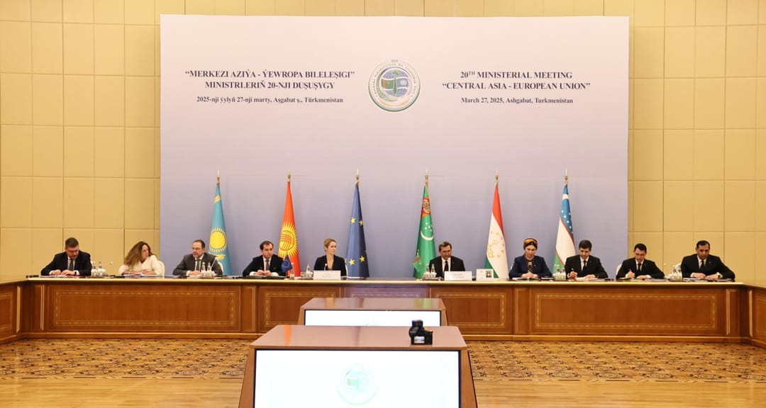 Aşgabatda Merkezi Aziýa döwletleriniň we ÝB-niň daşary işler ministrleriniň 20-nji duşuşygy geçirildi