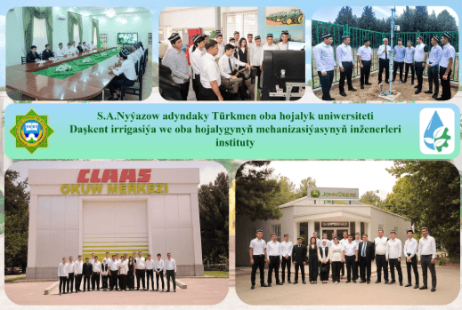 Özbegistandan gelen talyplar Türkmen oba hojalyk uniwersitetinde tejribelik geçýärler