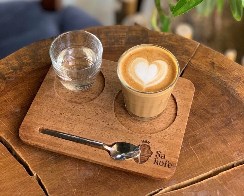 New website for the delivery of coffee drinks and food from the brand “Şa Kofe”