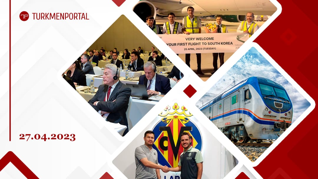 The UAE hosts the International Forum on attracting investments in the oil and gas industry of Turkmenistan, RT Documentary started shooting a film about Ahal-Teke horses, The train from Ashgabat to Dashoguz began to run twice a day and other news