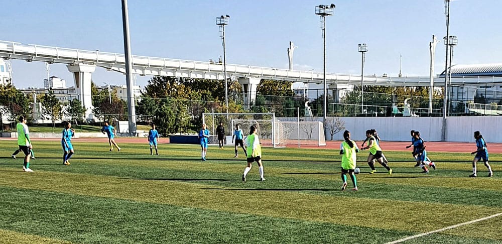 The women's football teams of Turkmenistan held training camp and a series of friendly matches
