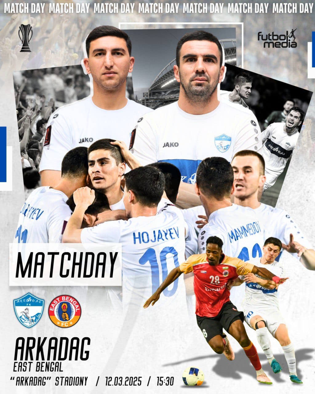 AFK-nyň Çagyryş ligasynda «Arkadag» bilen «Ist Bengal» klublarynyň oýnuna Liwandan eminler bellendi