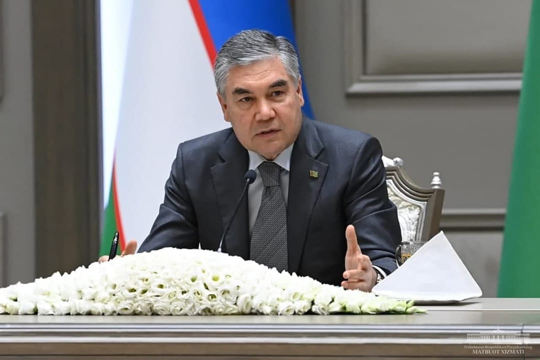 Бердымухамедов заявил о готовности к запуску транспортного коридора Узбекистан–Туркменистан–Каспийское море