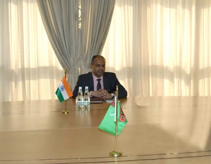 Türkmenistanda Hindistanyň täze ilçisi işläp başlady