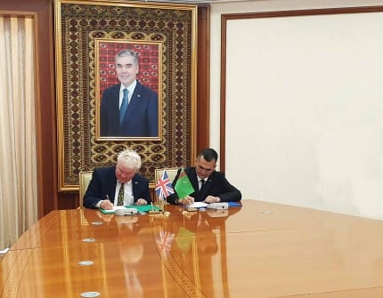 Туркменистан и Великобритания подписали Меморандум по устойчивому развитию экономики  