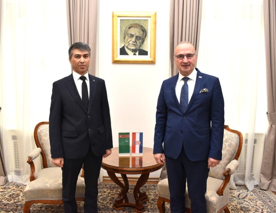 Туркменистан и Хорватия готовы наращивать сотрудничество по ряду перспективных направлений