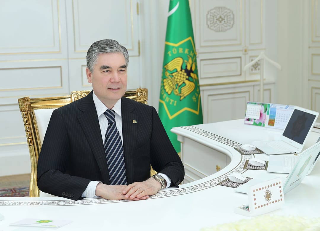 Президент Туркменистана провёл рабочее видеосовещание