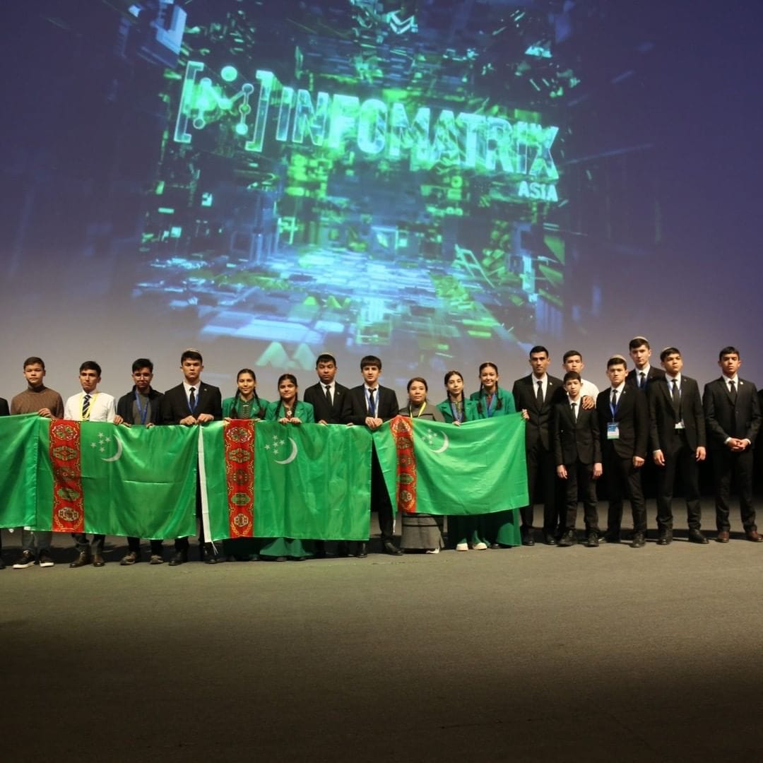 Turkmen students took part in a computer project competition in Astana
