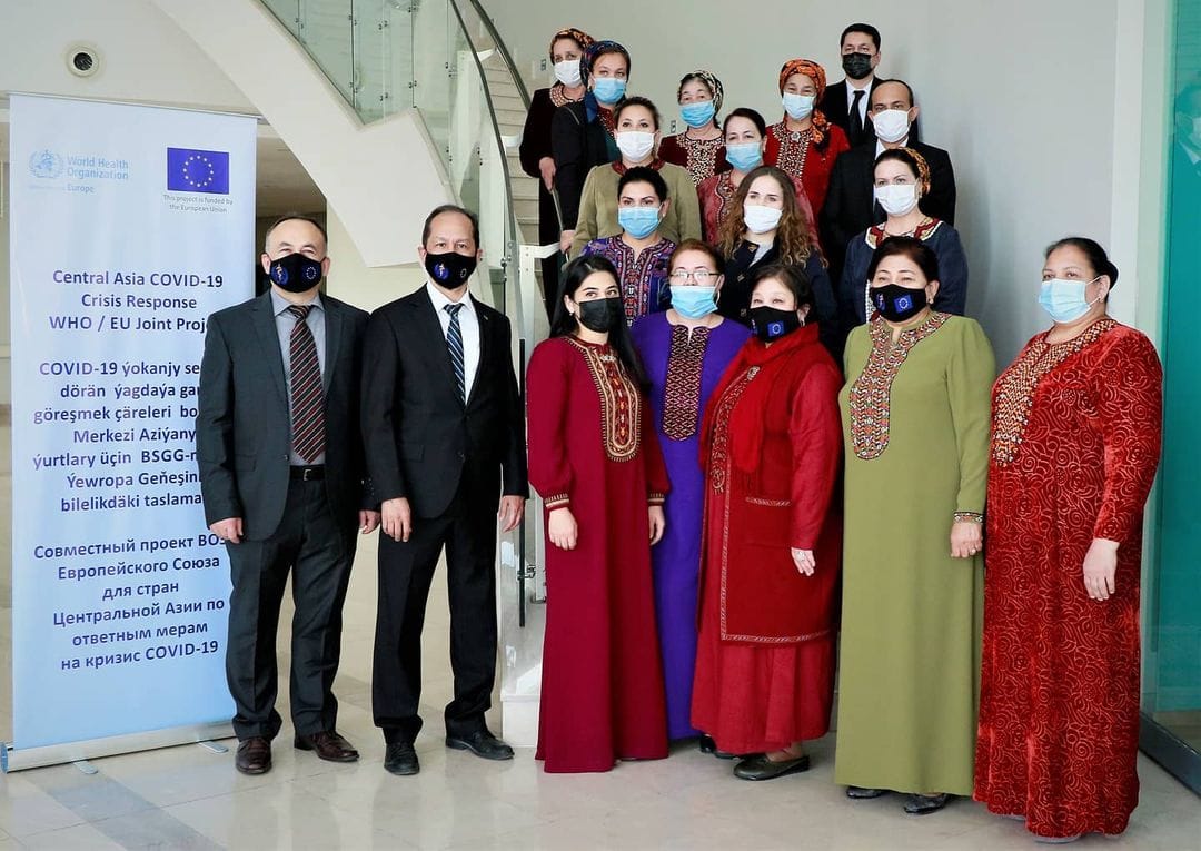 ВОЗ провела для туркменских специалистов тренинги по ведению пациентов с ТОРИ и COVID-19