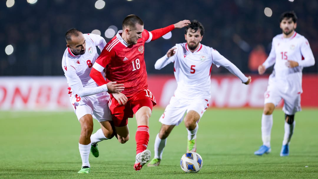 Россия и Таджикистан сыграли вничью в товарищеском матче