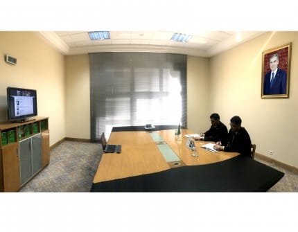 Депутаты Меджлиса Туркменистана приняли участие в вебинаре Межпарламентского союза