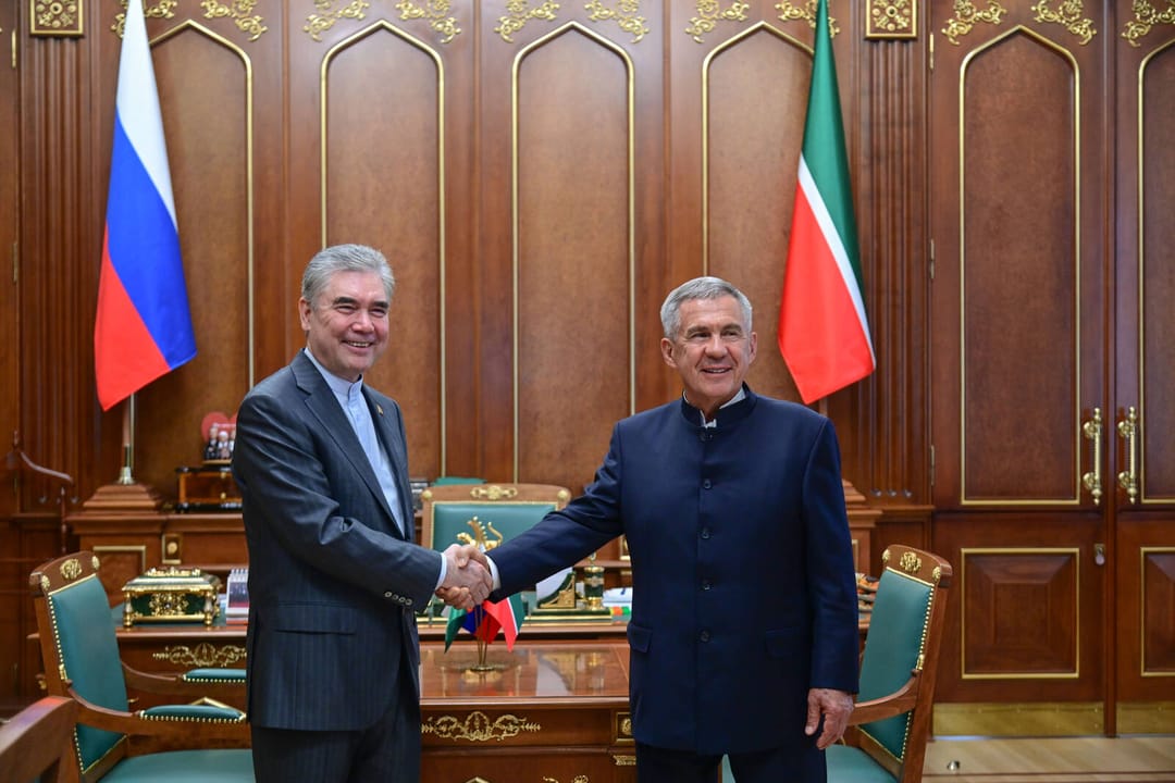 Гурбангулы Бердымухамедов и Рустам Минниханов обсудили развитие сотрудничества