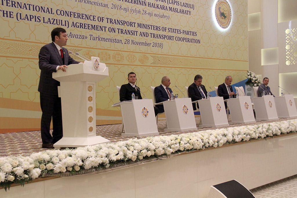 В Авазе завершилась  Международная конференция министров транспорта стран-участниц Соглашения  Lapis Lazuli