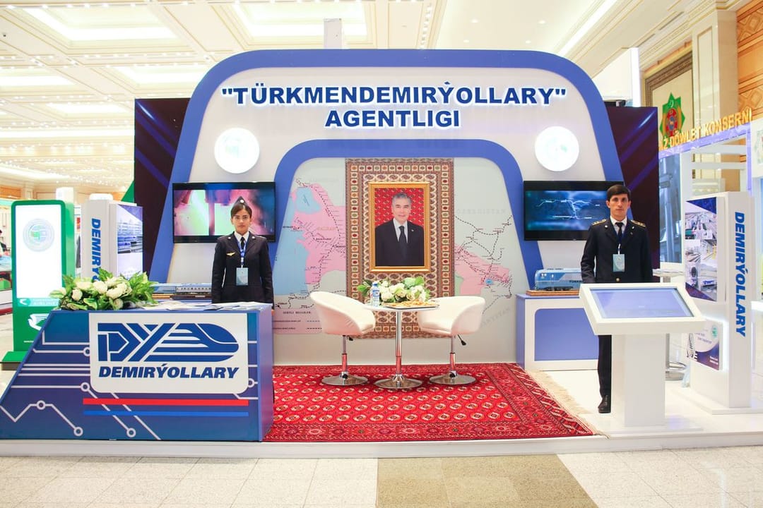  «Türkmendemirýollary» представило инновационные технологии на выставке экономических достижений Туркменистана