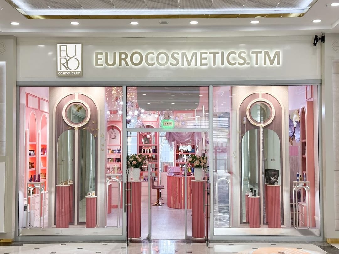 Eurocosmetics.tm store in Ashgabat offers original cosmetics from leading European brands