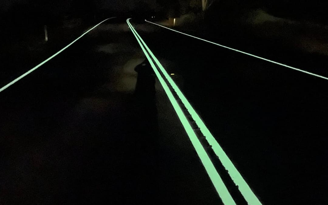 В Австралии появится дорожная разметка, которая будет светиться всю ночь