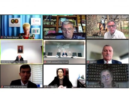 Международный вебинар на тему «Ахалтекинские скакуны - крылья туркменского народа» прошел в Вене