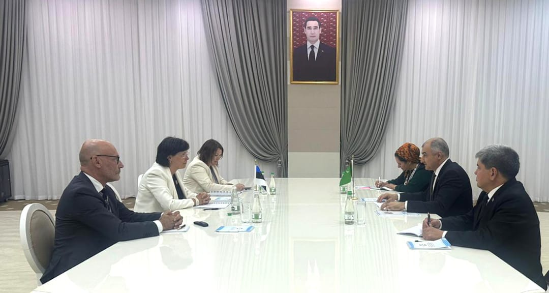 Türkmenistan we Estoniýa özara bähbitli hyzmatdaşlygy dowam etdirmek barada ylalaşdylar