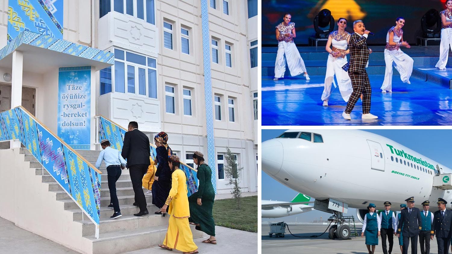 Turkmen citizens will be provided with housing in the new center of Ahal, Shir performed in Minsk at the City Day, offices of “Turkmenistan” Airlines in Russia