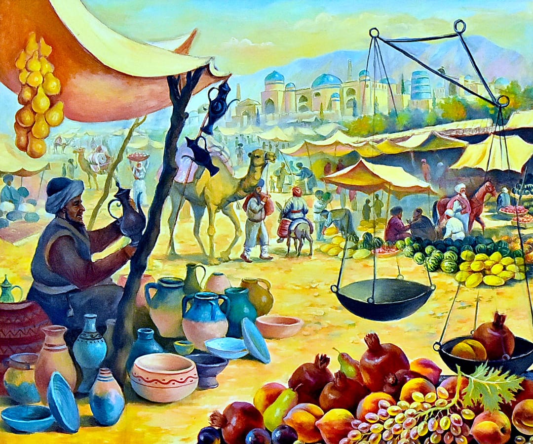 В Ашхабаде открылась выставка туркменских живописцев 