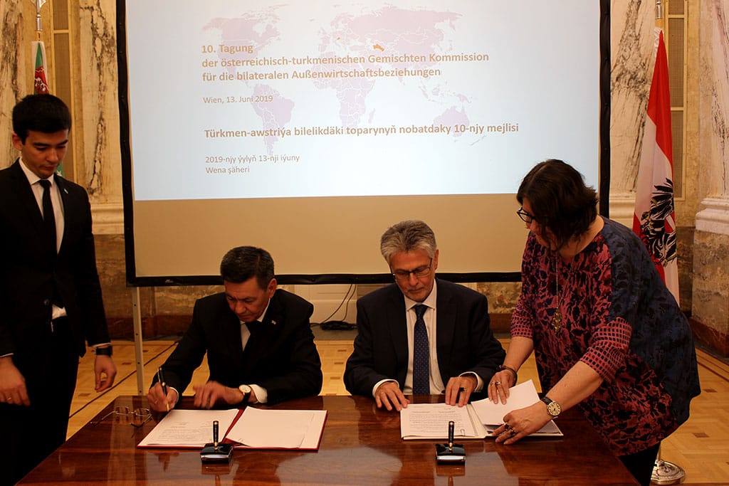 В Вене состоялось десятое заседание Совместной туркмено-австрийской комиссии