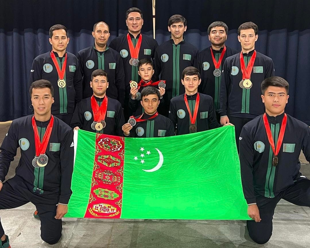 Каратисты из Туркменистана завоевали 14 медалей на открытом первенстве Европы в Римини