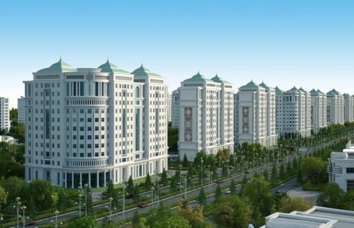 В Ашхабаде расширяется география строек по возведению жилых домов