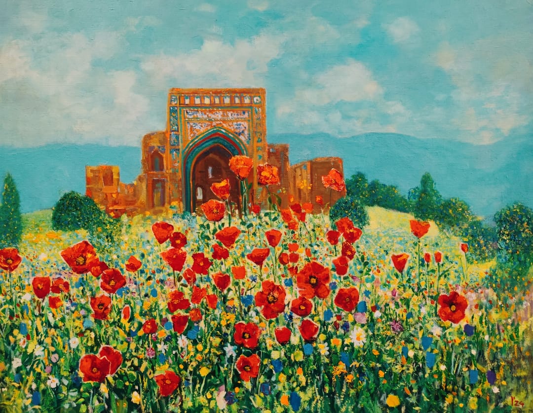 В Ашхабаде открылась персональная выставка Камиля Велиахмедова