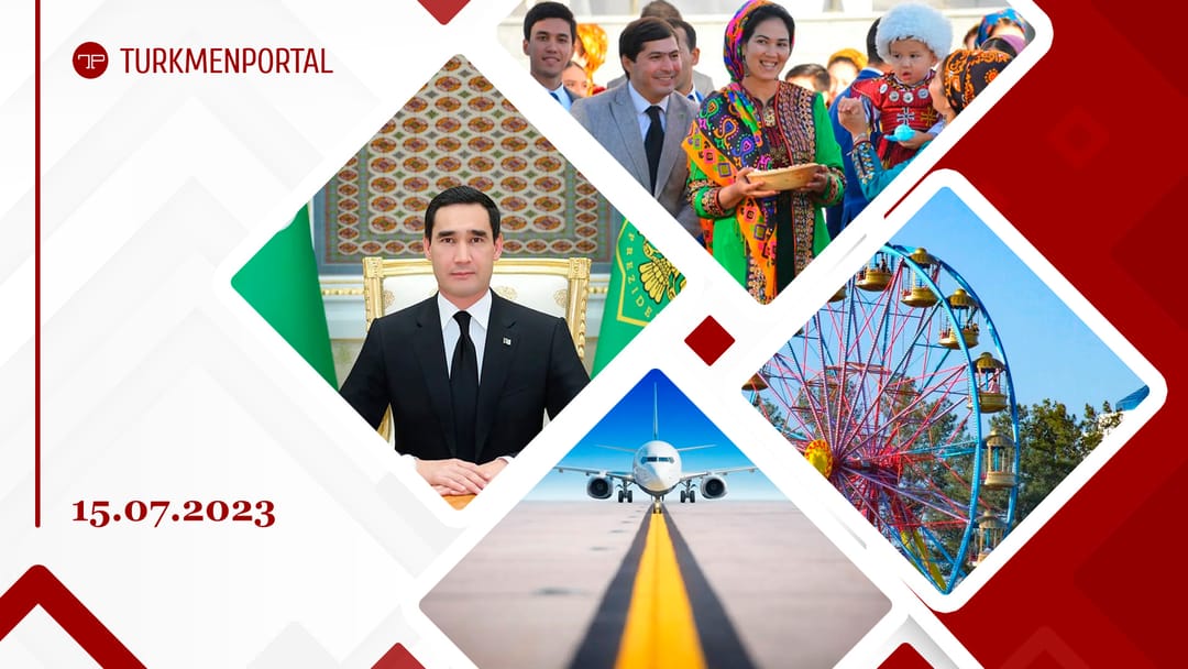 The President of Turkmenistan sent the Government on vacation from August 1 to September 1, the population of Turkmenistan amounted to more than 7 million people, the first health festival will be held in Ashgabat and other news