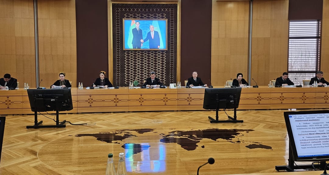 A regular meeting of the Interdepartmental Commission on Human Rights was held in Ashgabat