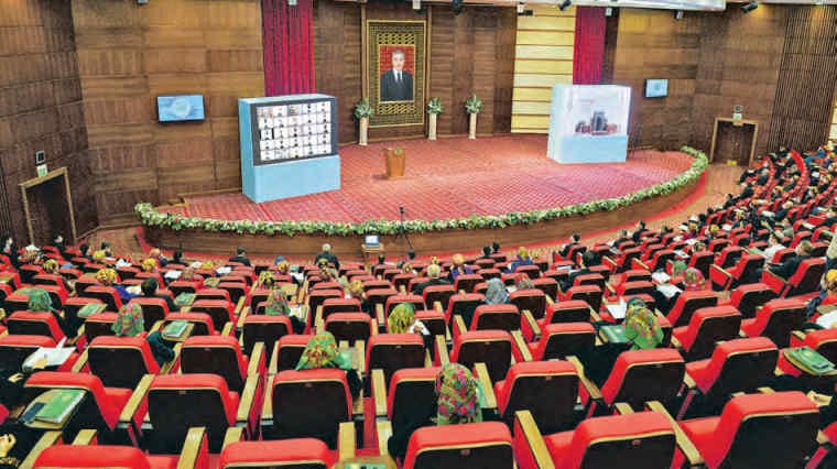 A conference and presentation were held at the Higher School of Diplomacy of Turkmenistan